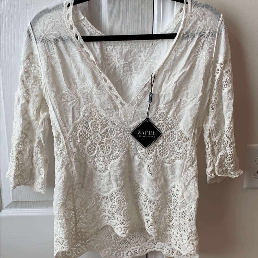 Crochet top or cover up